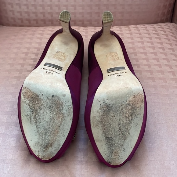 Badgley Mischka Julia Satin Heels - Picture 3 of 5